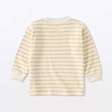 ベビー　あたまするっと　両面起毛クルーネック長袖Ｔシャツ