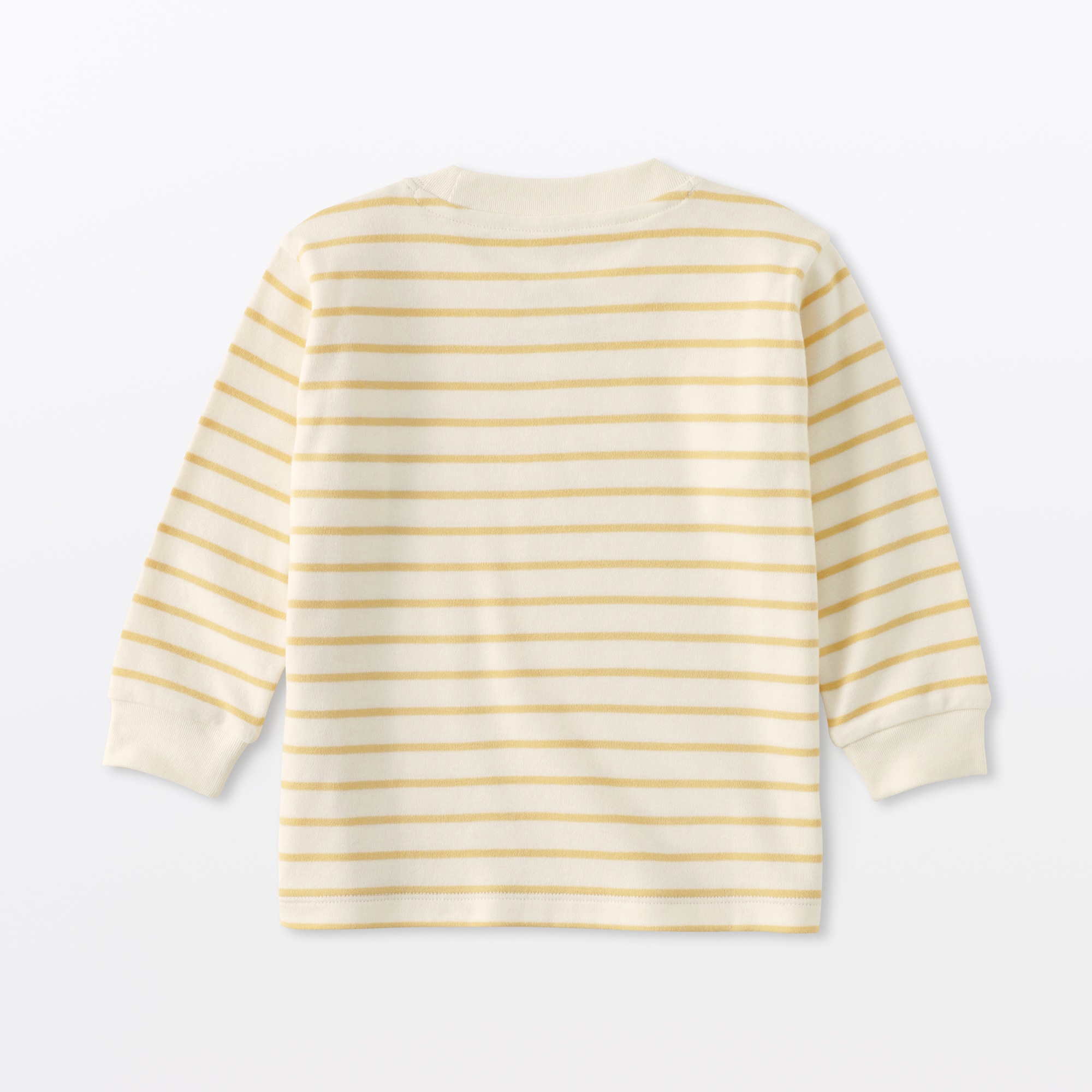 ベビー　あたまするっと　両面起毛クルーネック長袖Ｔシャツ