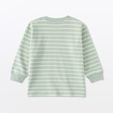 ベビー　あたまするっと　両面起毛クルーネック長袖Ｔシャツ