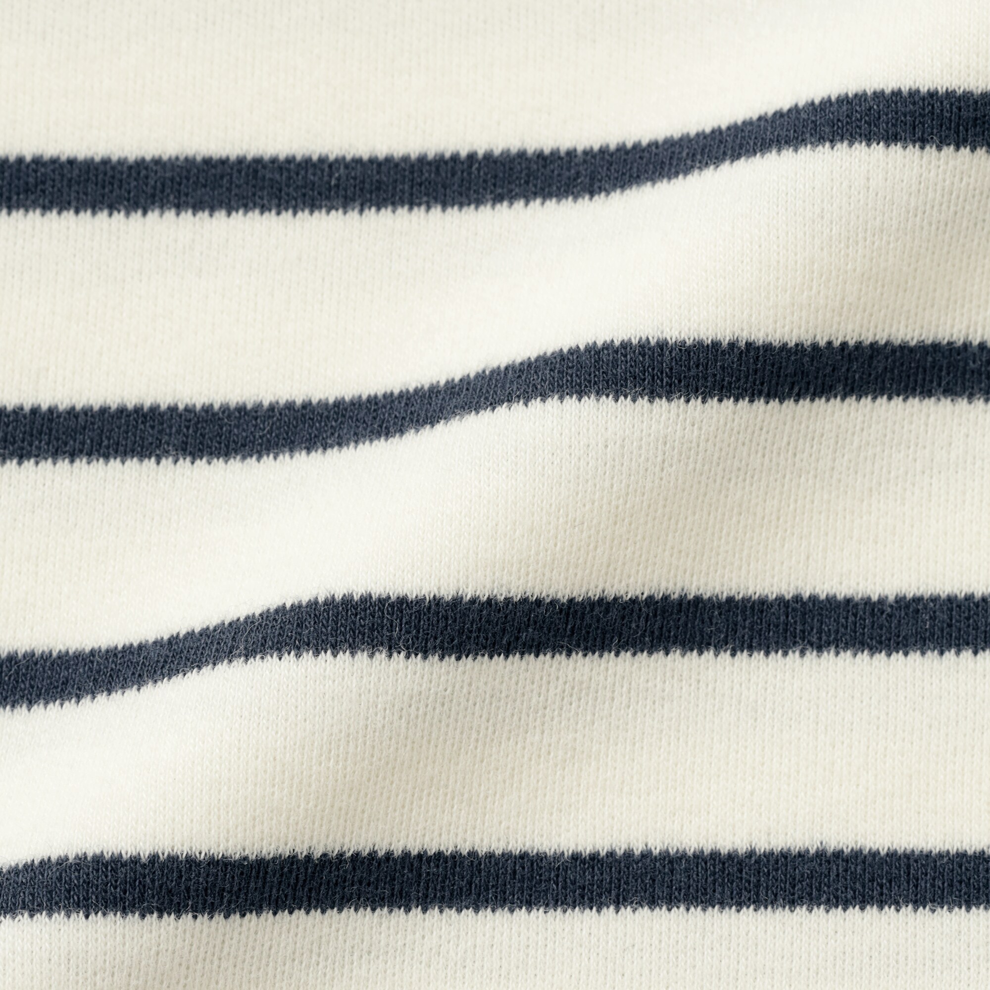 ベビー　あたまするっと　両面起毛クルーネック長袖Ｔシャツ