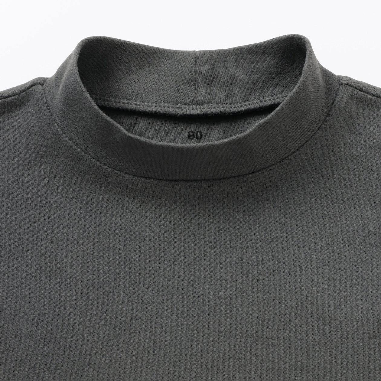 ベビー　両面起毛ハイネック長袖Ｔシャツ