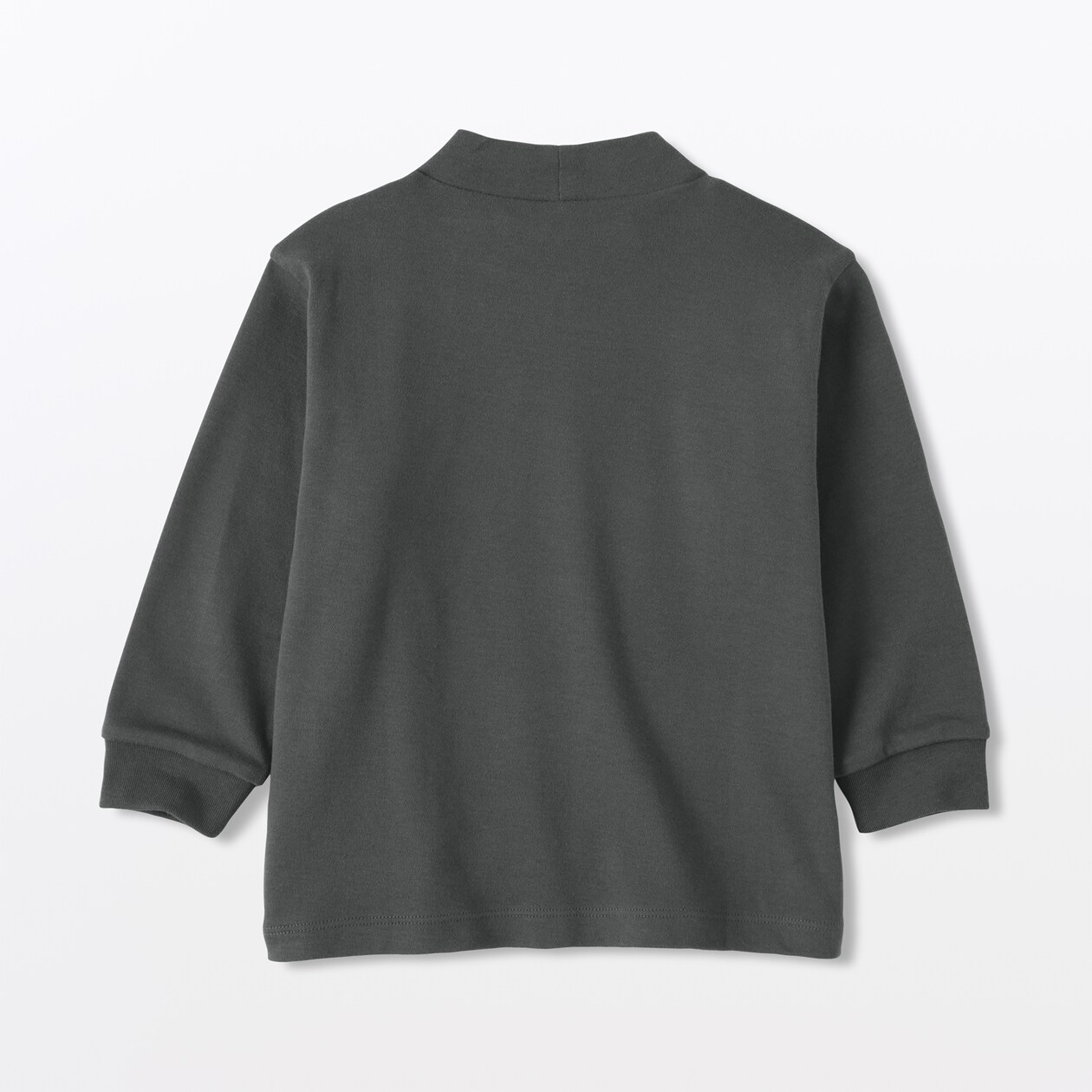 ベビー　両面起毛ハイネック長袖Ｔシャツ