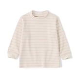 ベビー　両面起毛ハイネック長袖Ｔシャツ