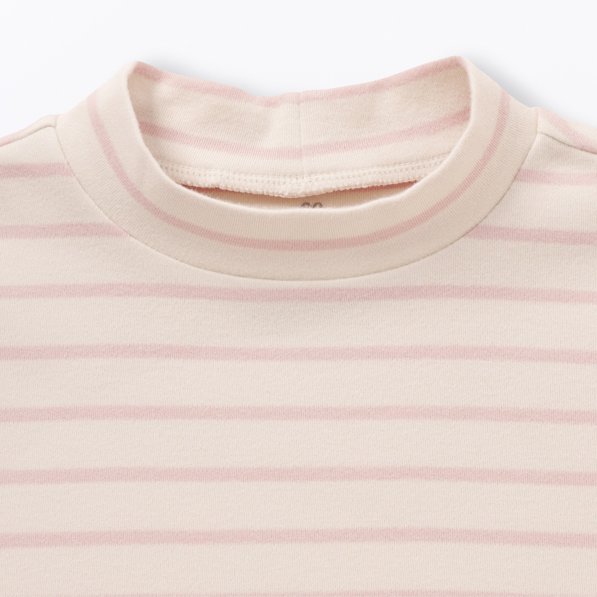 ベビー　両面起毛ハイネック長袖Ｔシャツ