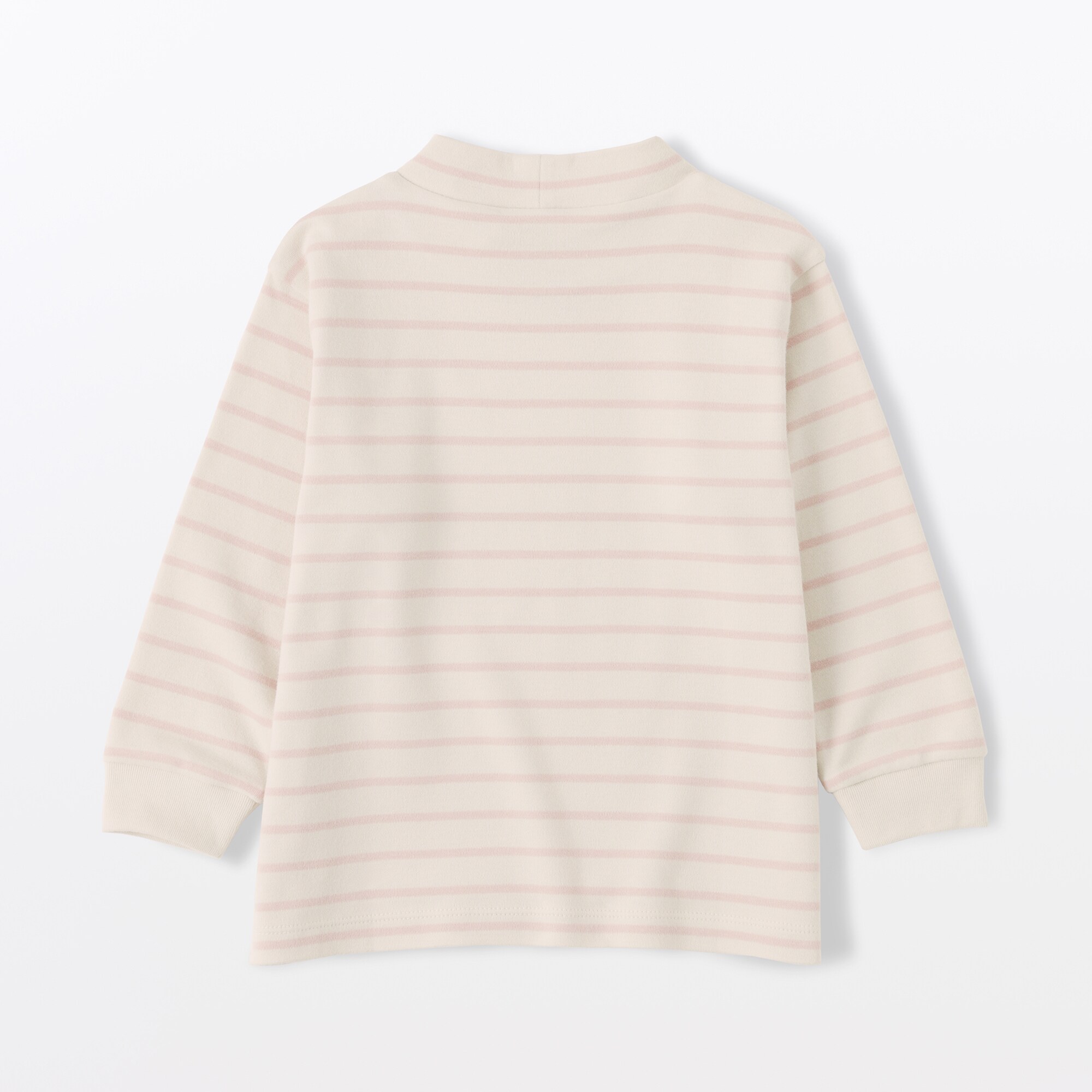 ベビー　両面起毛ハイネック長袖Ｔシャツ