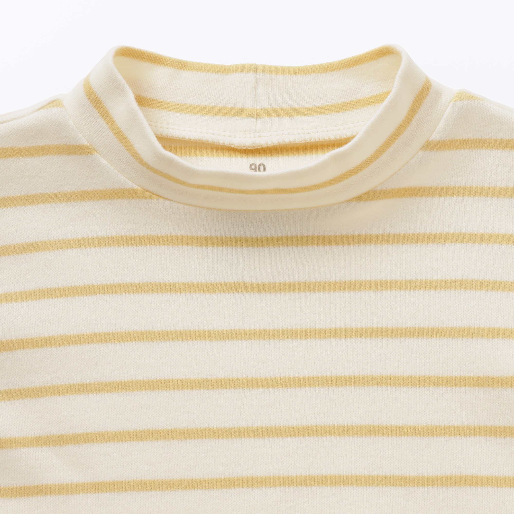 ベビー　両面起毛ハイネック長袖Ｔシャツ