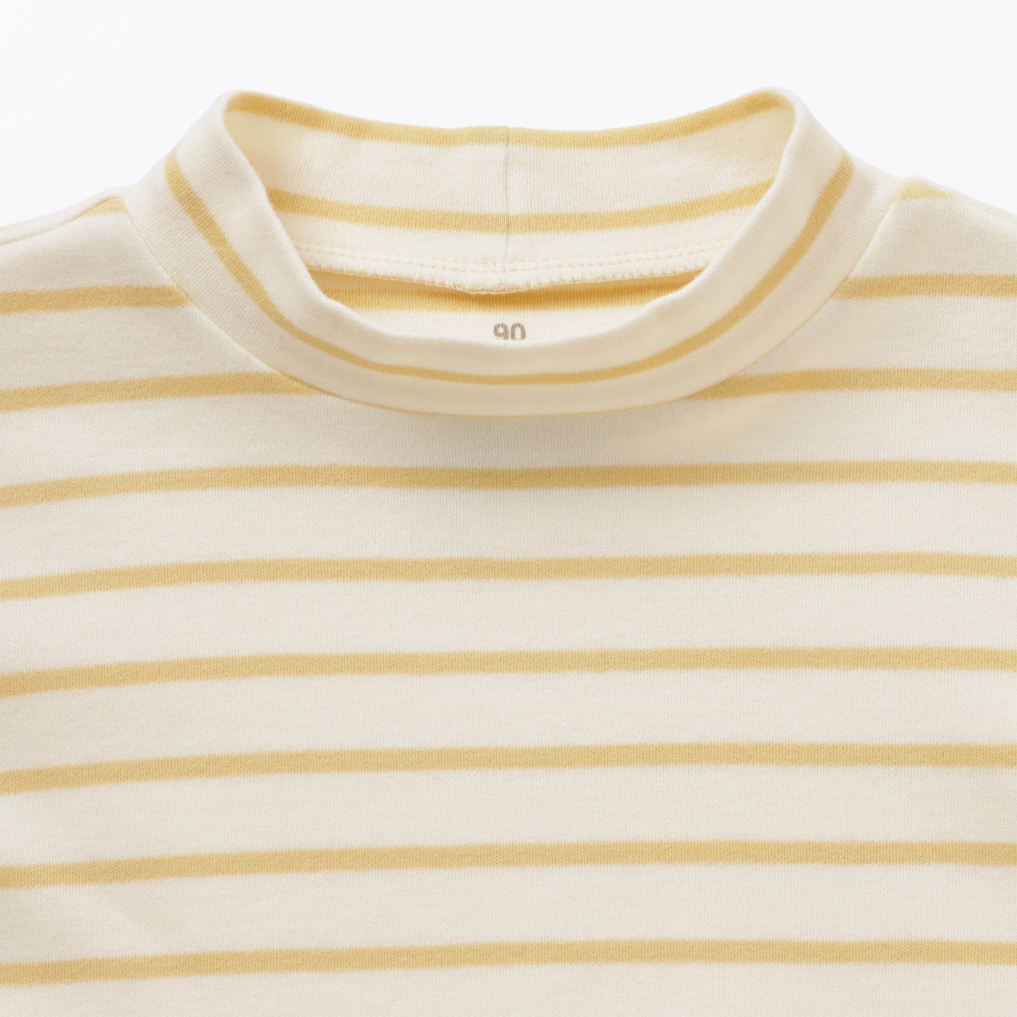 ベビー　両面起毛ハイネック長袖Ｔシャツ