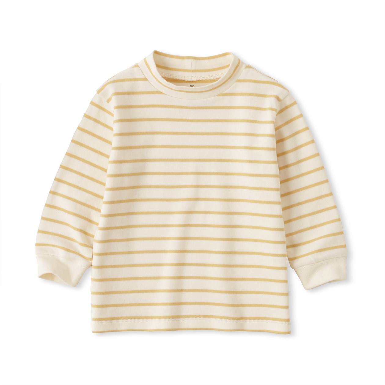 ベビー　両面起毛ハイネック長袖Ｔシャツ