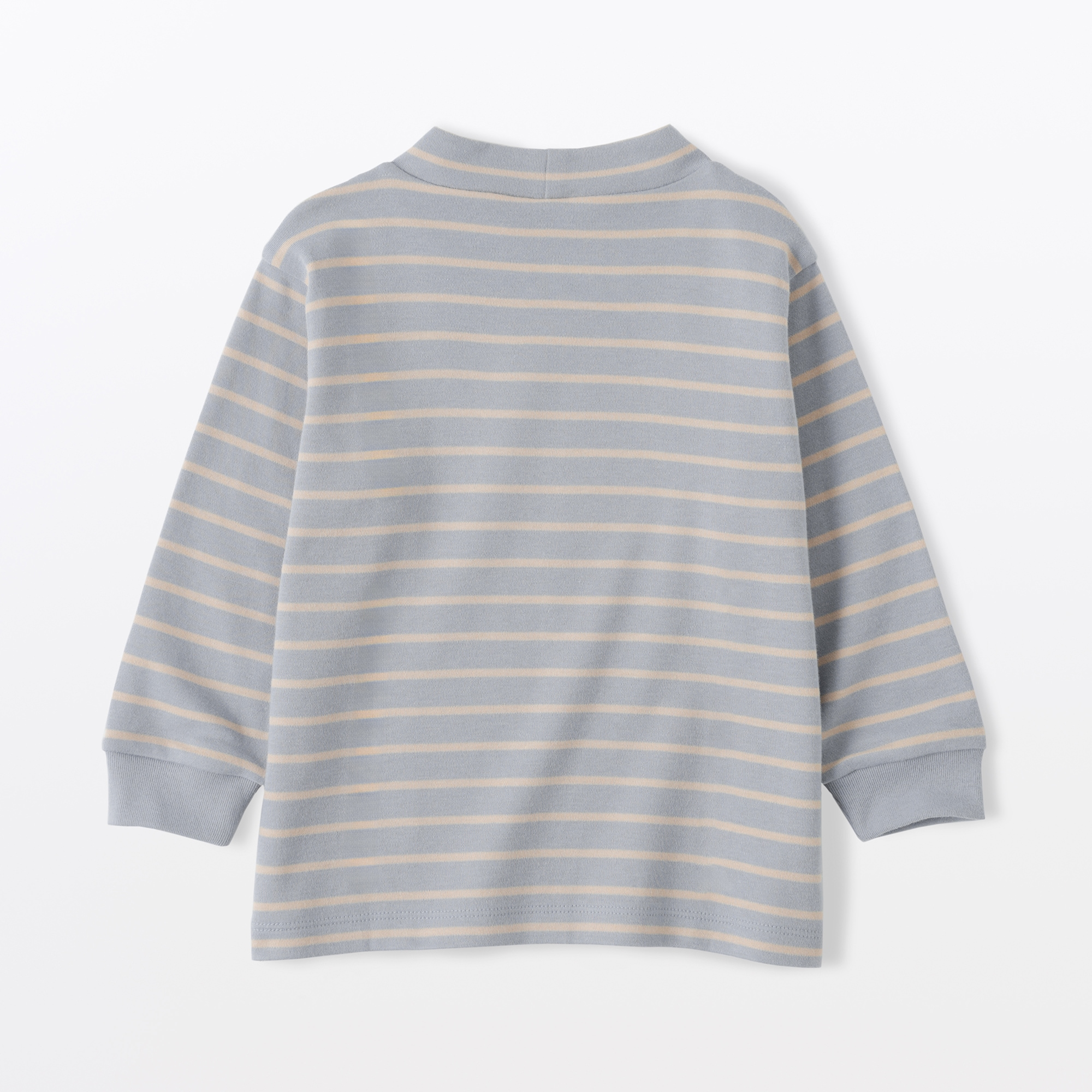 ベビー　両面起毛ハイネック長袖Ｔシャツ