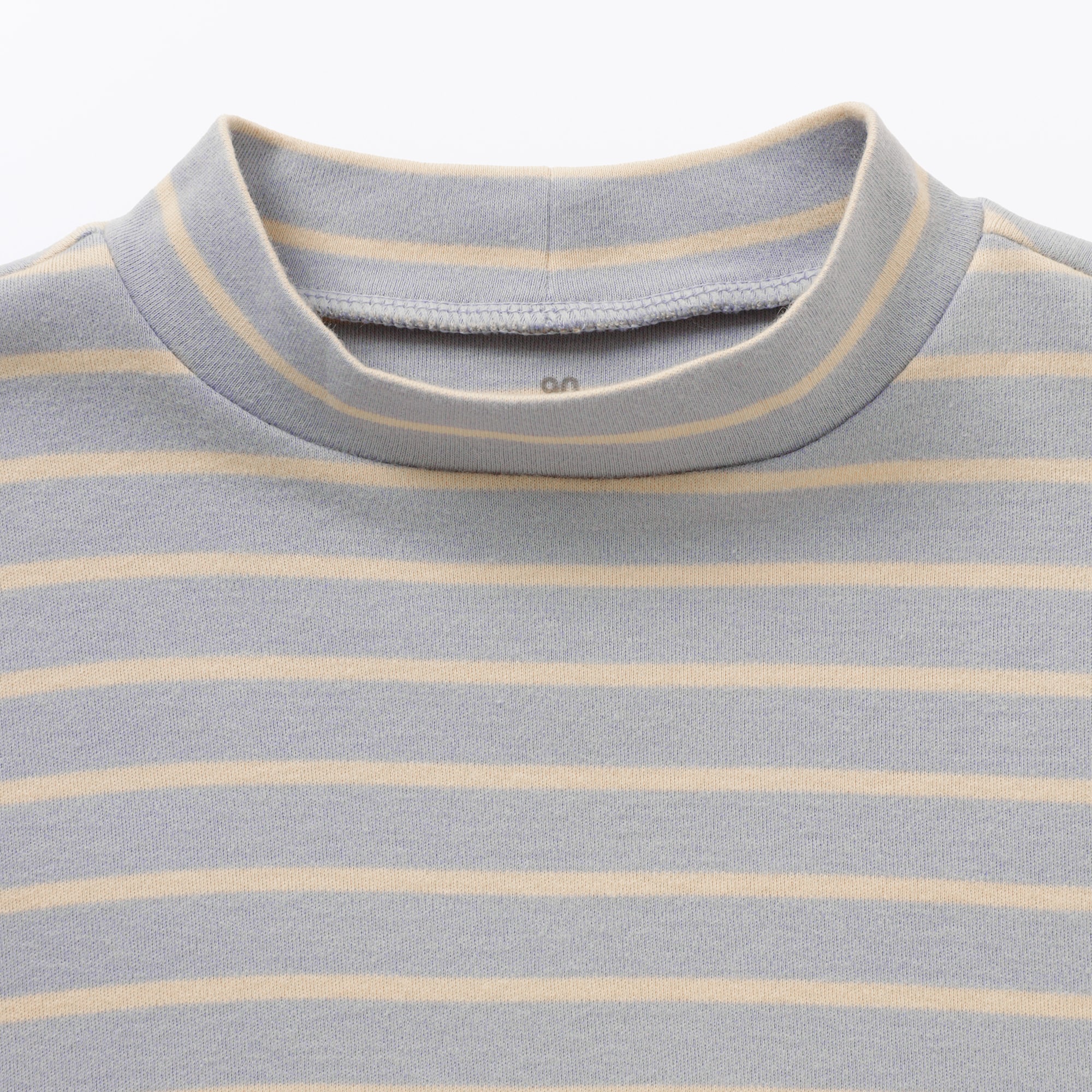 ベビー　両面起毛ハイネック長袖Ｔシャツ