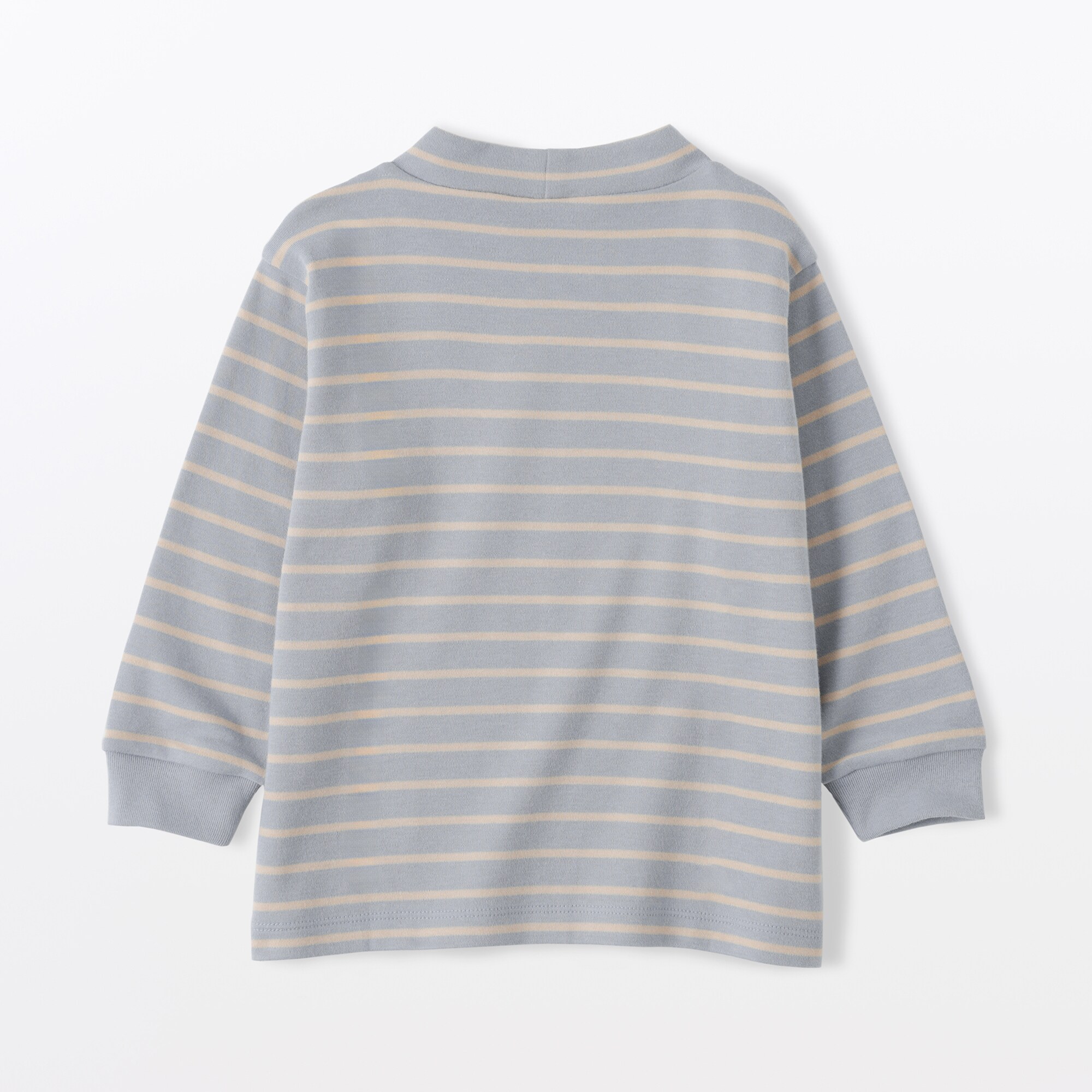 ベビー　両面起毛ハイネック長袖Ｔシャツ