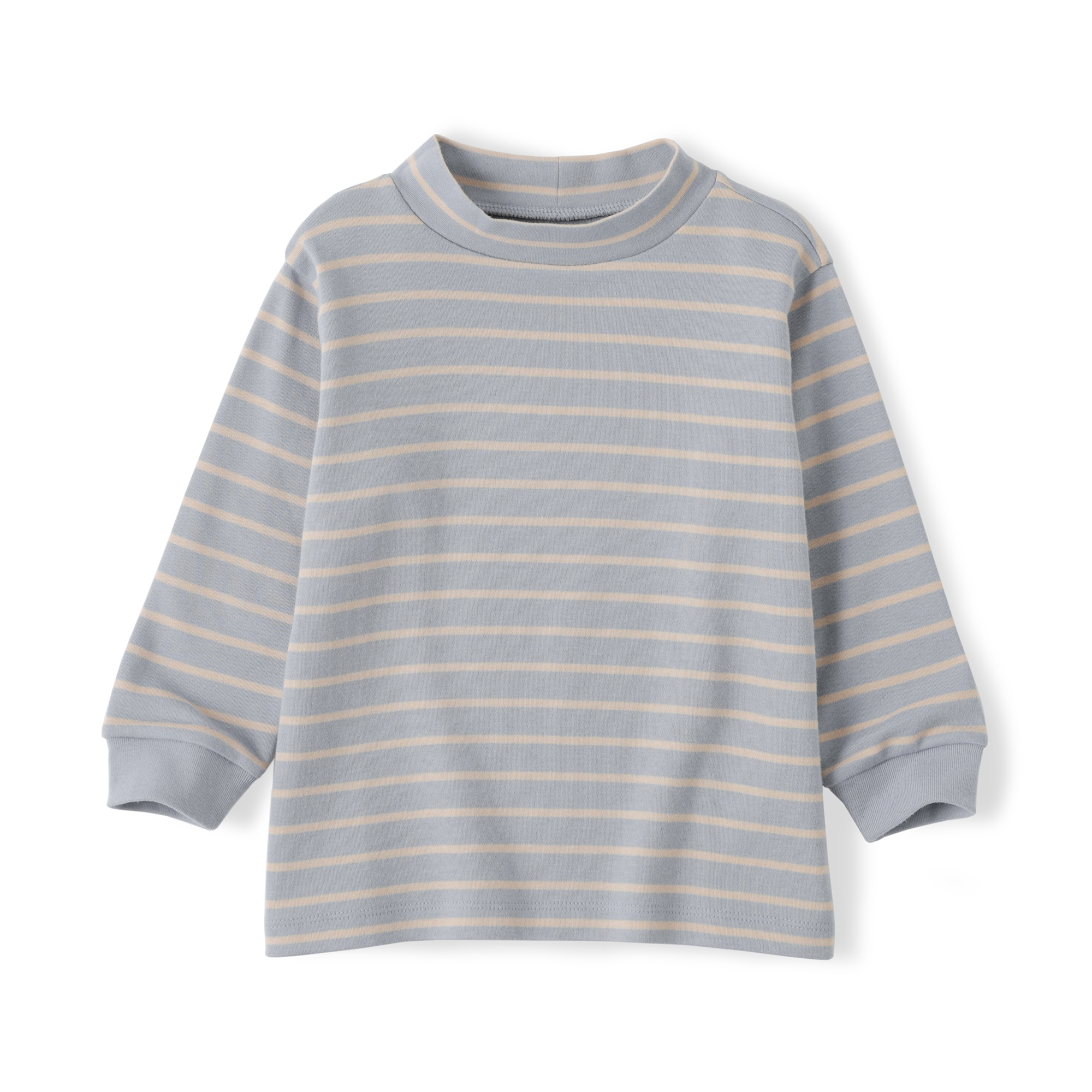 ベビー　両面起毛ハイネック長袖Ｔシャツ