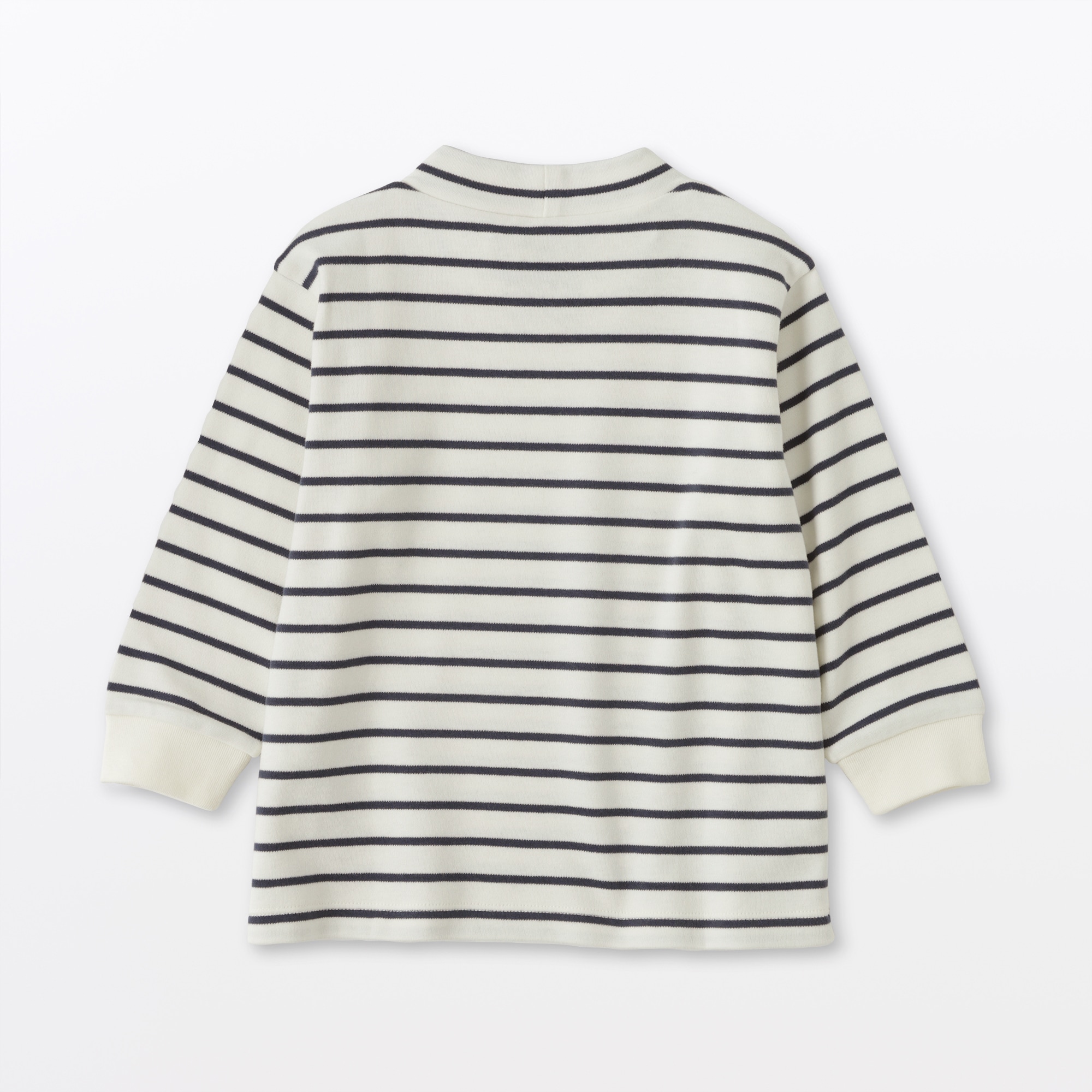 ベビー　両面起毛ハイネック長袖Ｔシャツ