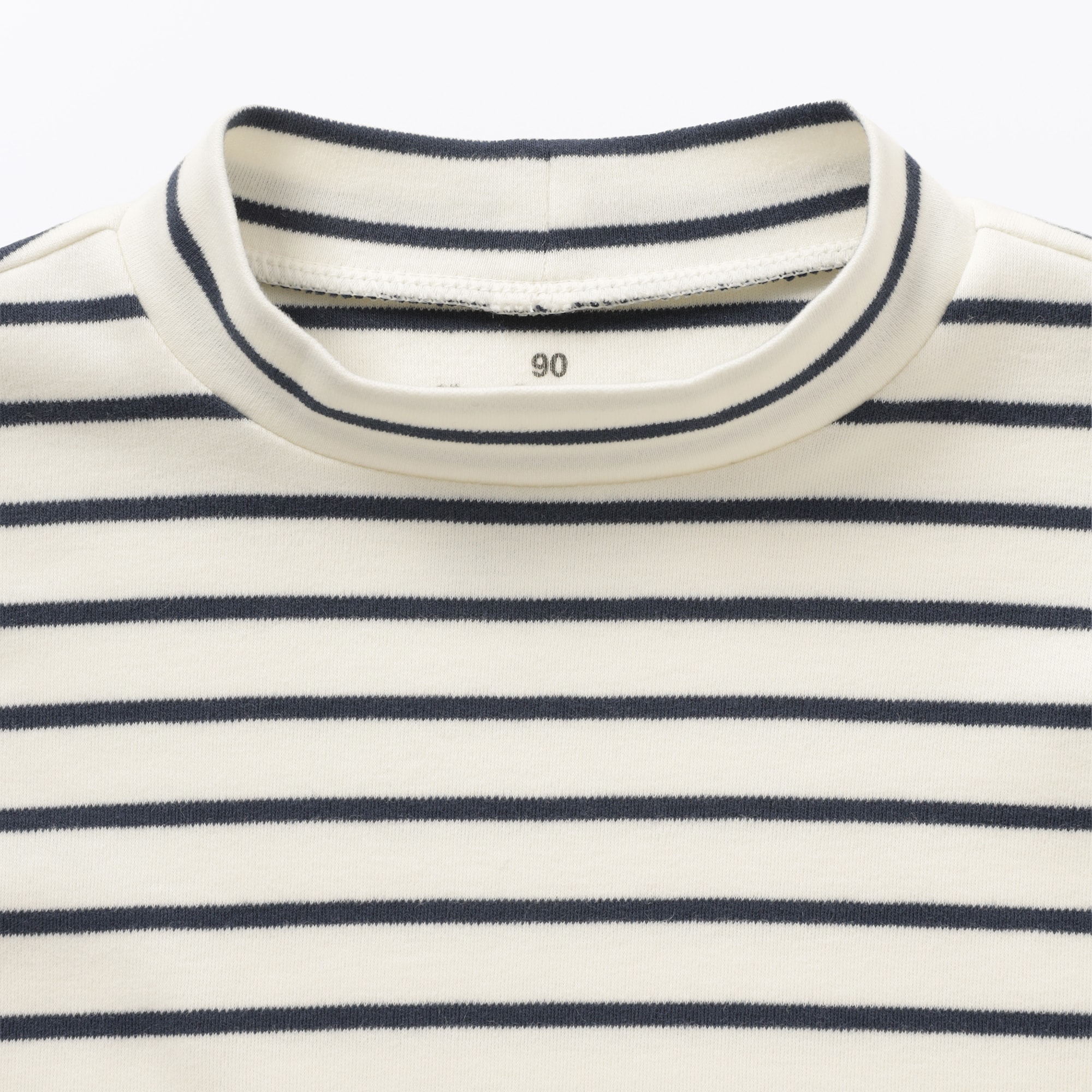 ベビー　両面起毛ハイネック長袖Ｔシャツ