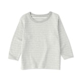 ベビー　あたまするっと　接結編みクルーネック長袖Ｔシャツ