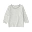 ベビー　あたまするっと　接結編みクルーネック長袖Ｔシャツ