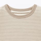 ベビー　あたまするっと　接結編みクルーネック長袖Ｔシャツ