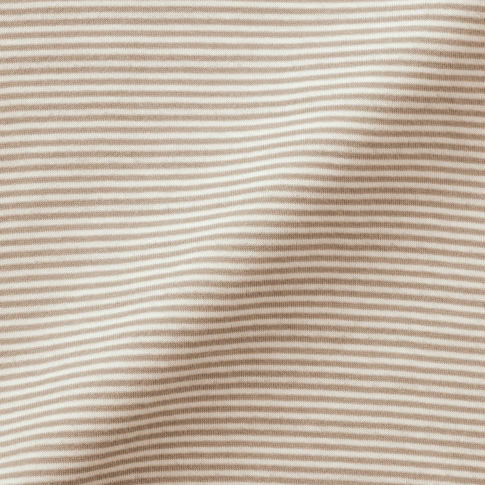 ベビー　あたまするっと　接結編みクルーネック長袖Ｔシャツ