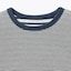 ベビー　あたまするっと　接結編みクルーネック長袖Ｔシャツ