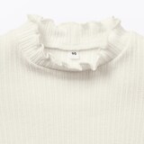 ベビー　ストレッチジャカード編みハイネック長袖Ｔシャツ