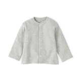 ベビー　裏毛スウェットカーディガン