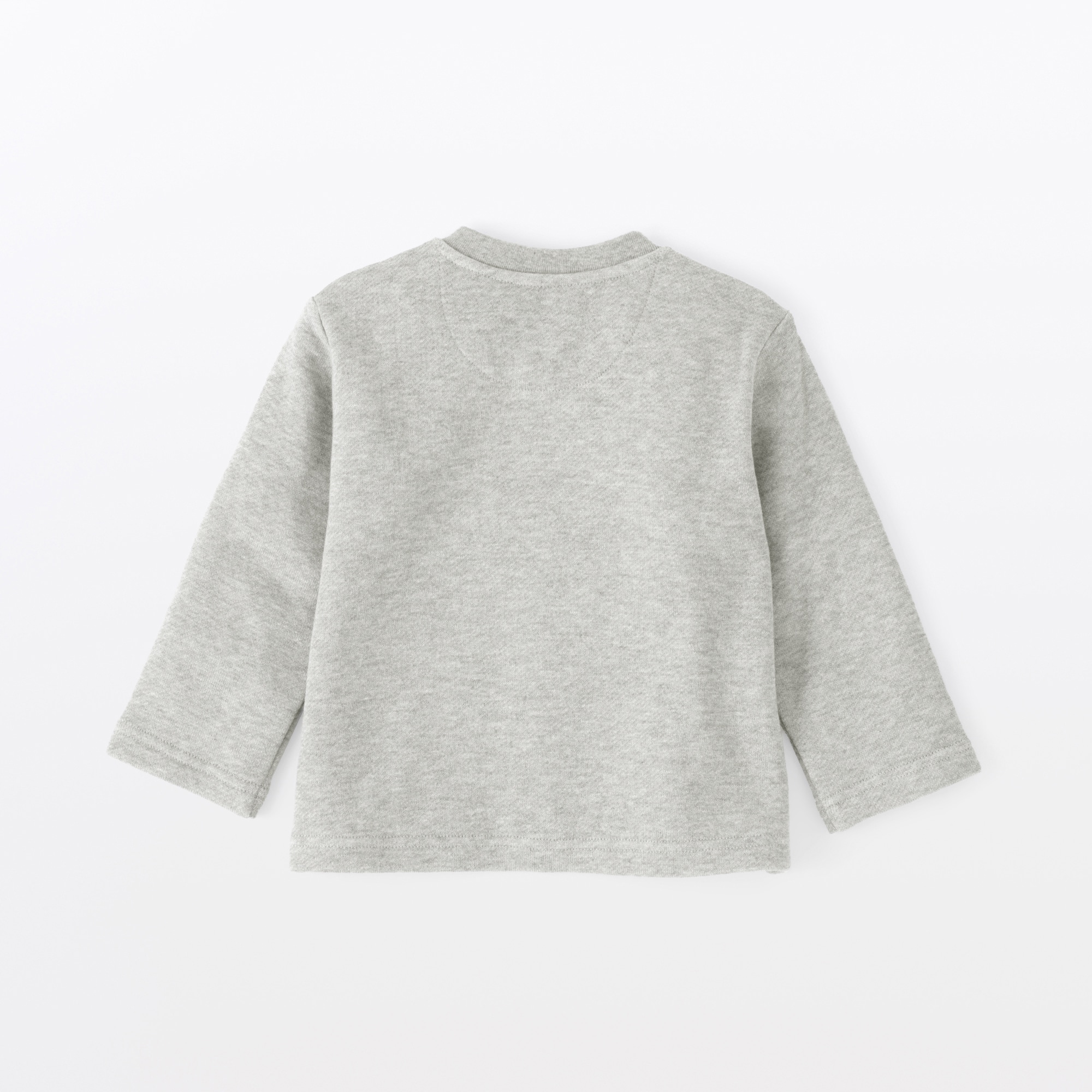 ベビー　裏毛スウェットカーディガン