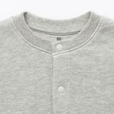 ベビー　裏毛スウェットカーディガン