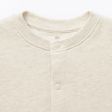 ベビー　裏毛スウェットカーディガン