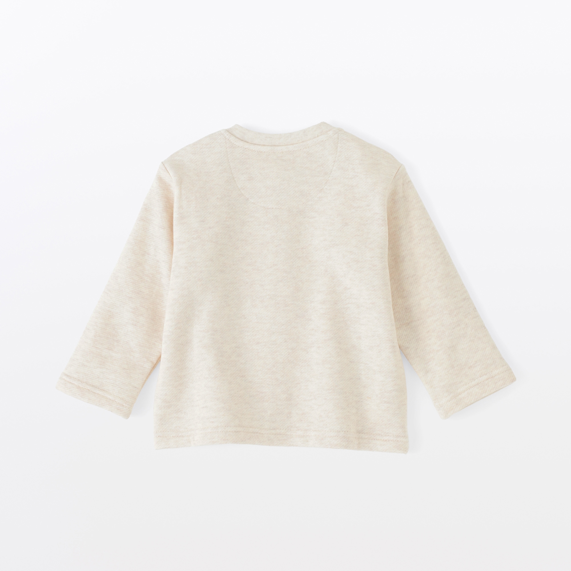 ベビー　裏毛スウェットカーディガン