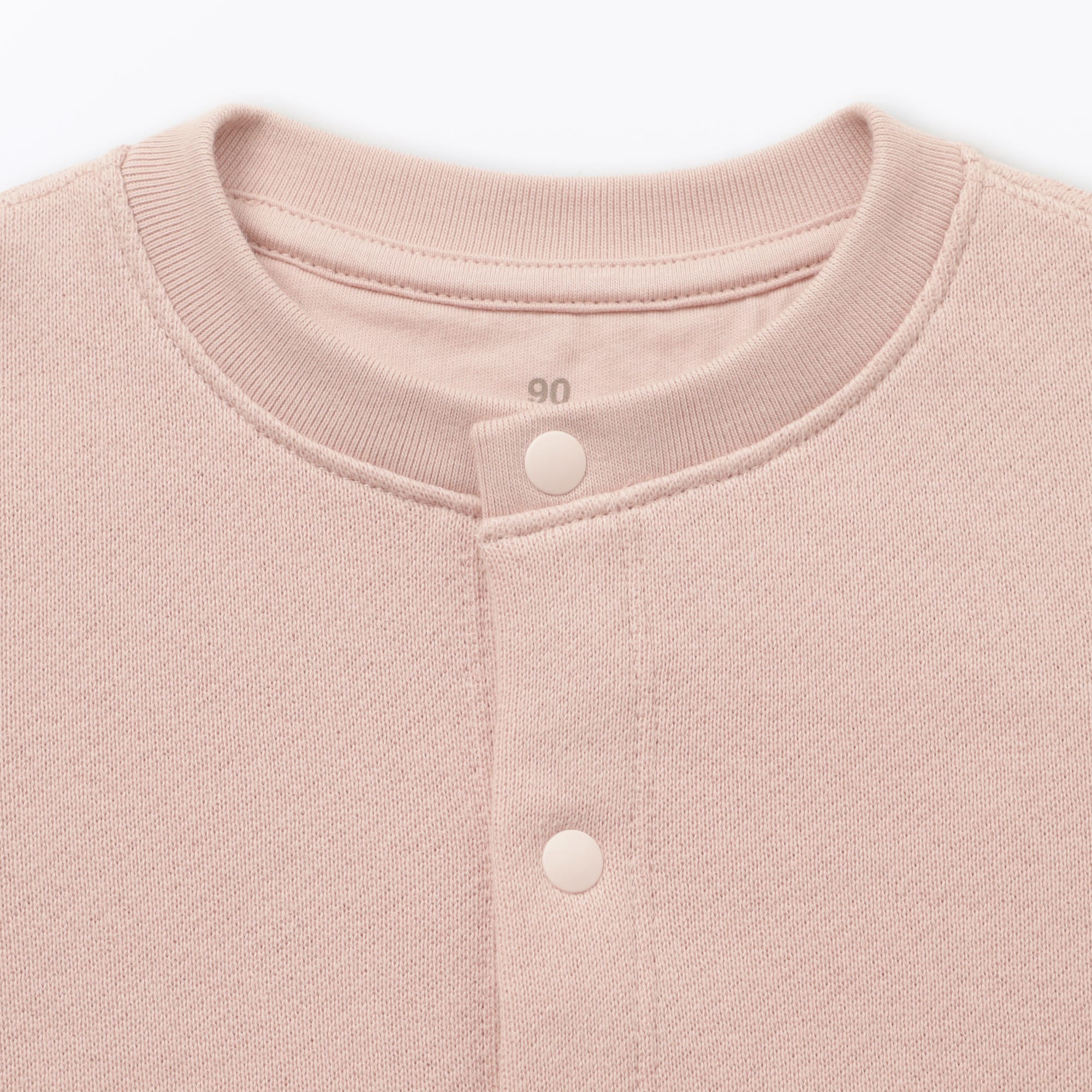 ベビー　裏毛スウェットカーディガン