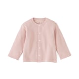 ベビー　裏毛スウェットカーディガン