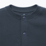 ベビー　裏毛スウェットカーディガン