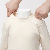 ベビー　両面起毛フランネルプルオーバー長袖ワンピース