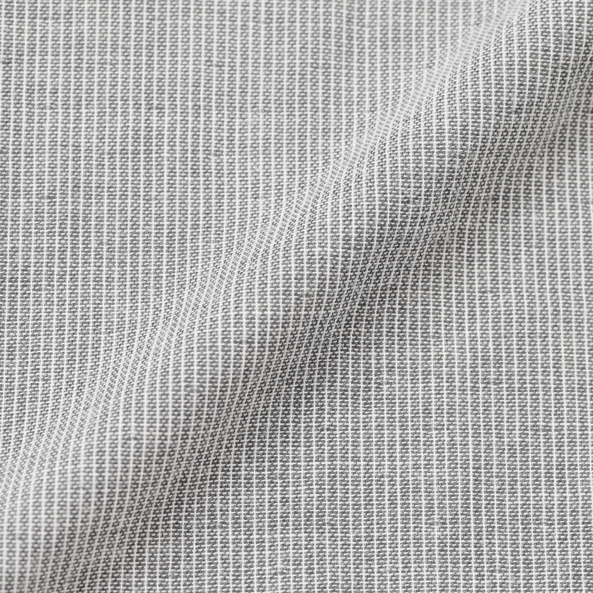 ベビー　二重ガーゼスタンドカラー長袖シャツ