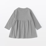 ベビー　あたまするっと　両面起毛クルーネック長袖チュニック