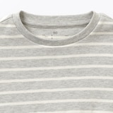 ベビー　あたまするっと　両面起毛クルーネック長袖チュニック