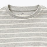 ベビー　あたまするっと　両面起毛クルーネック長袖チュニック