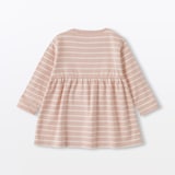 ベビー　あたまするっと　両面起毛クルーネック長袖チュニック