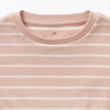 ベビー　あたまするっと　両面起毛クルーネック長袖チュニック