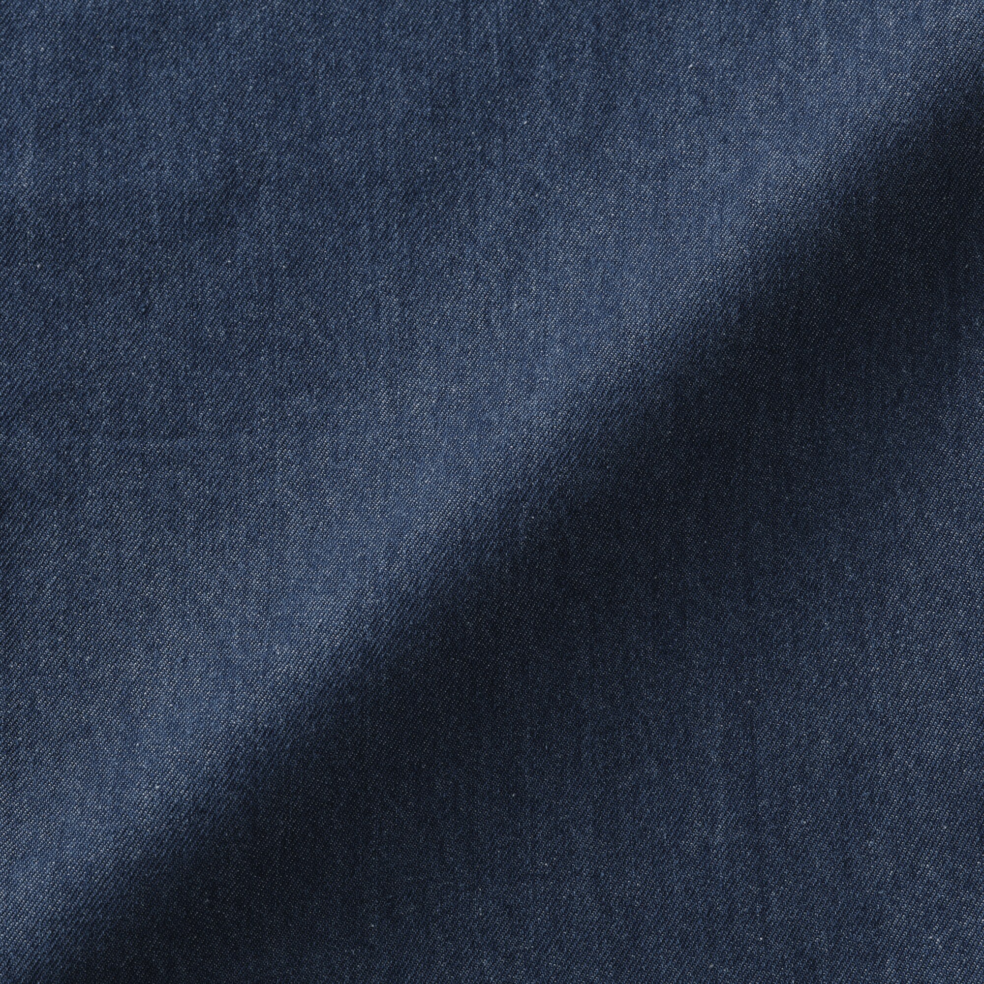 婦人　洗いざらし　デニムイージーテーパードパンツ