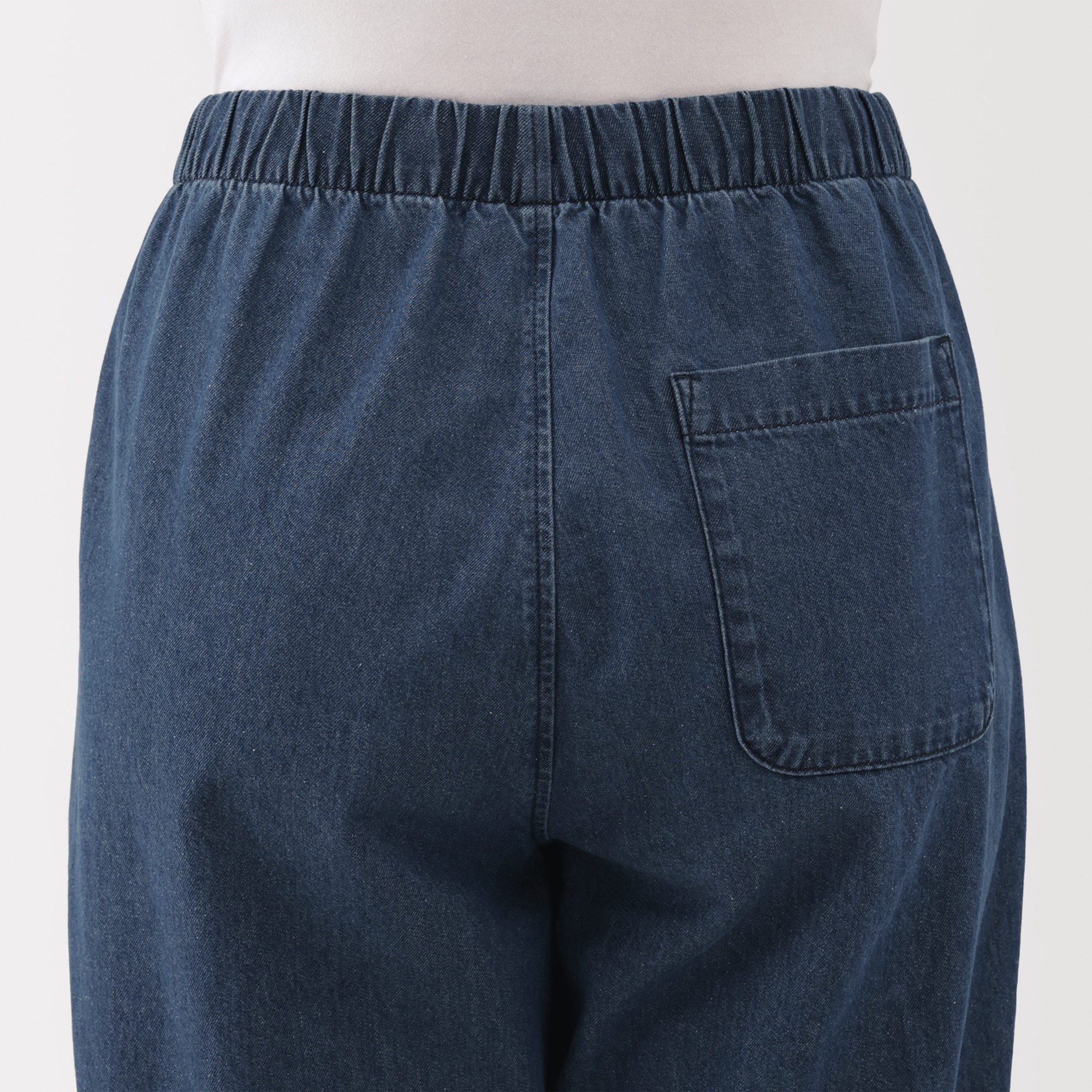 婦人 洗いざらし デニムイージーテーパードパンツ | 無印良品