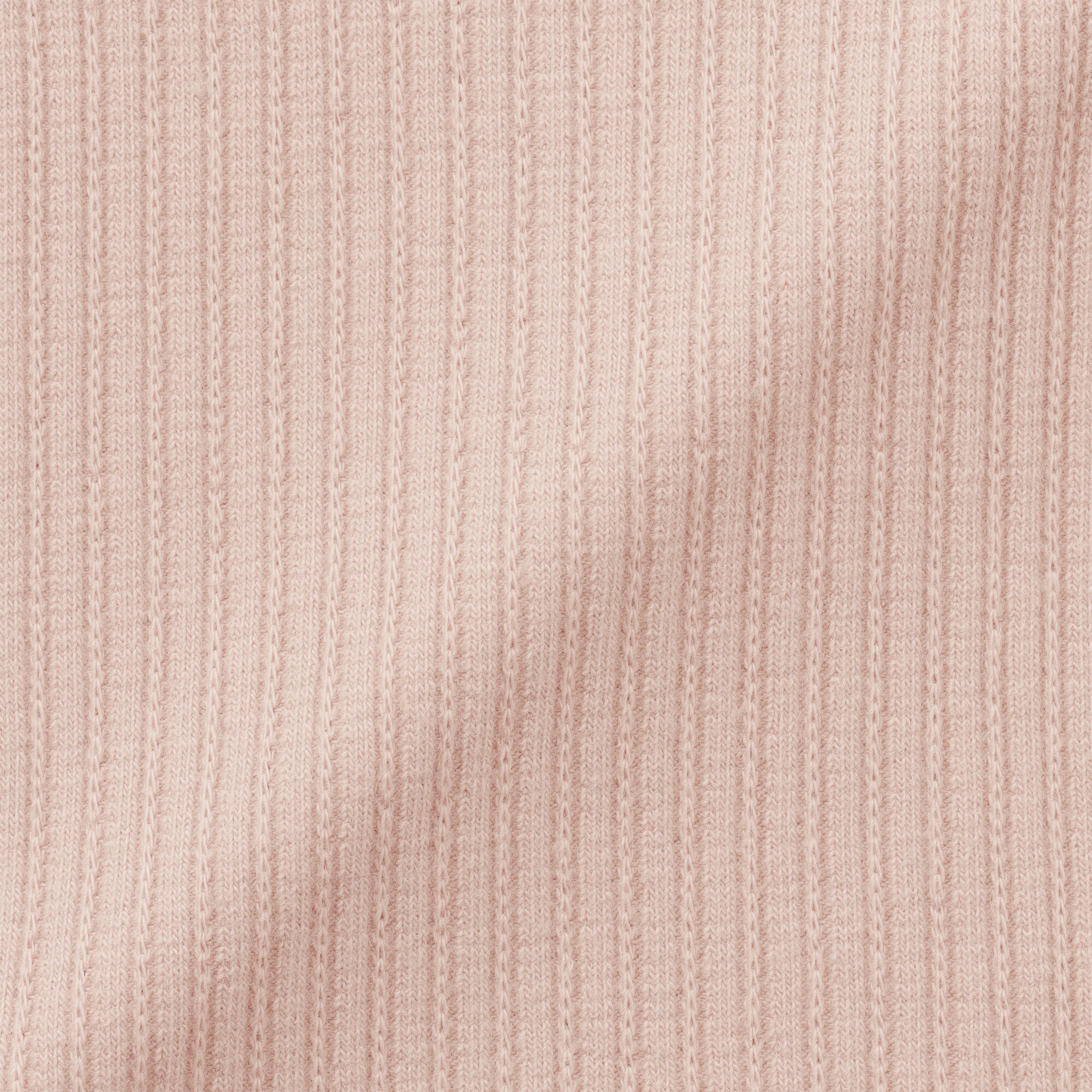 ベビー　ストレッチジャカード編みハイネック長袖Ｔシャツ