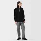 紳士　洗いざらしコットンイージーパンツ