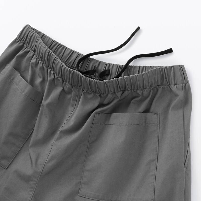 紳士　洗いざらしコットンイージーパンツ