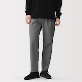 紳士　洗いざらしコットンイージーパンツ