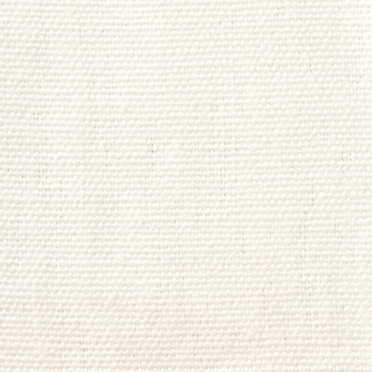 麻平織太番手プリーツカーテン／オフ白