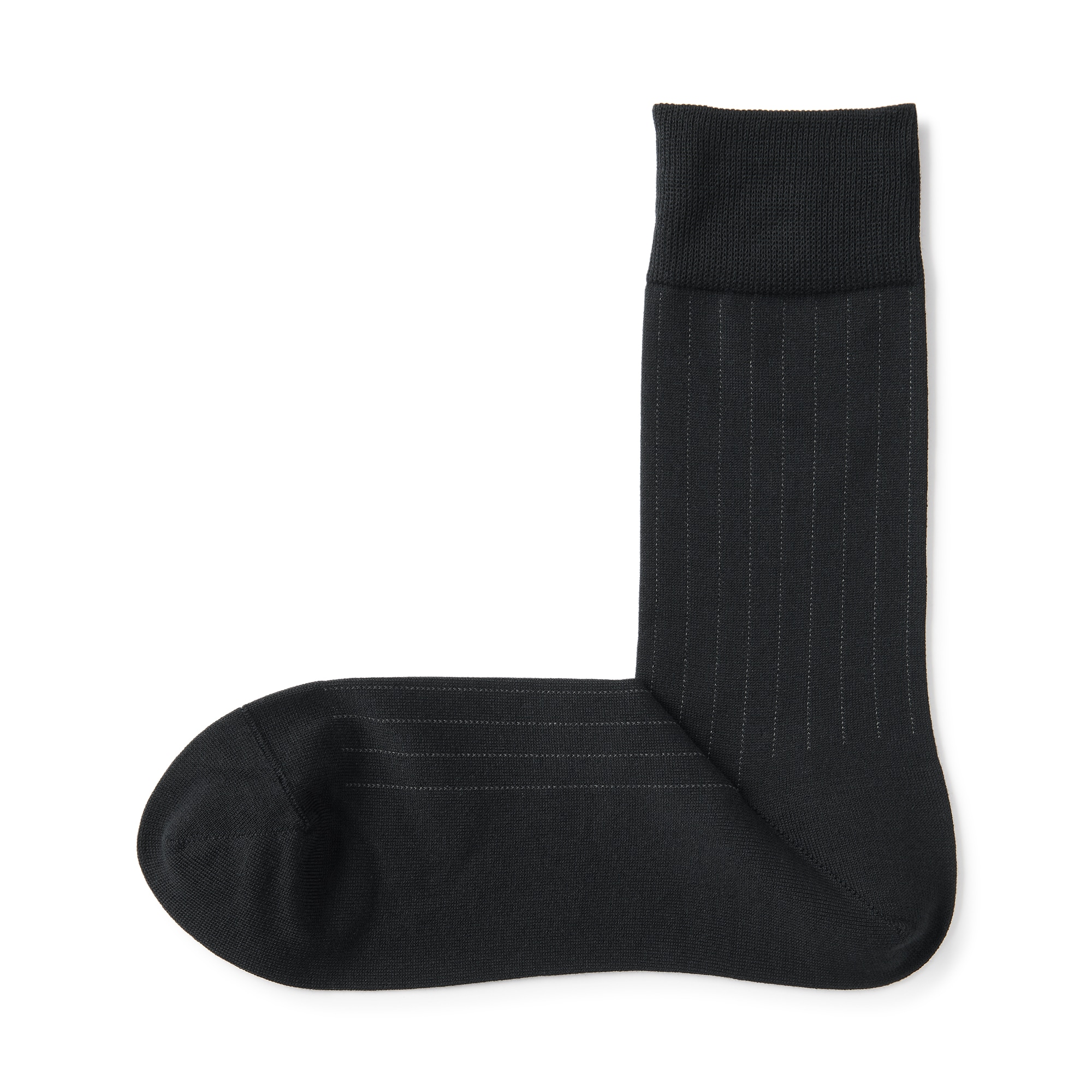 紳士　足なり直角　ビジネス靴下（ストライプ柄）