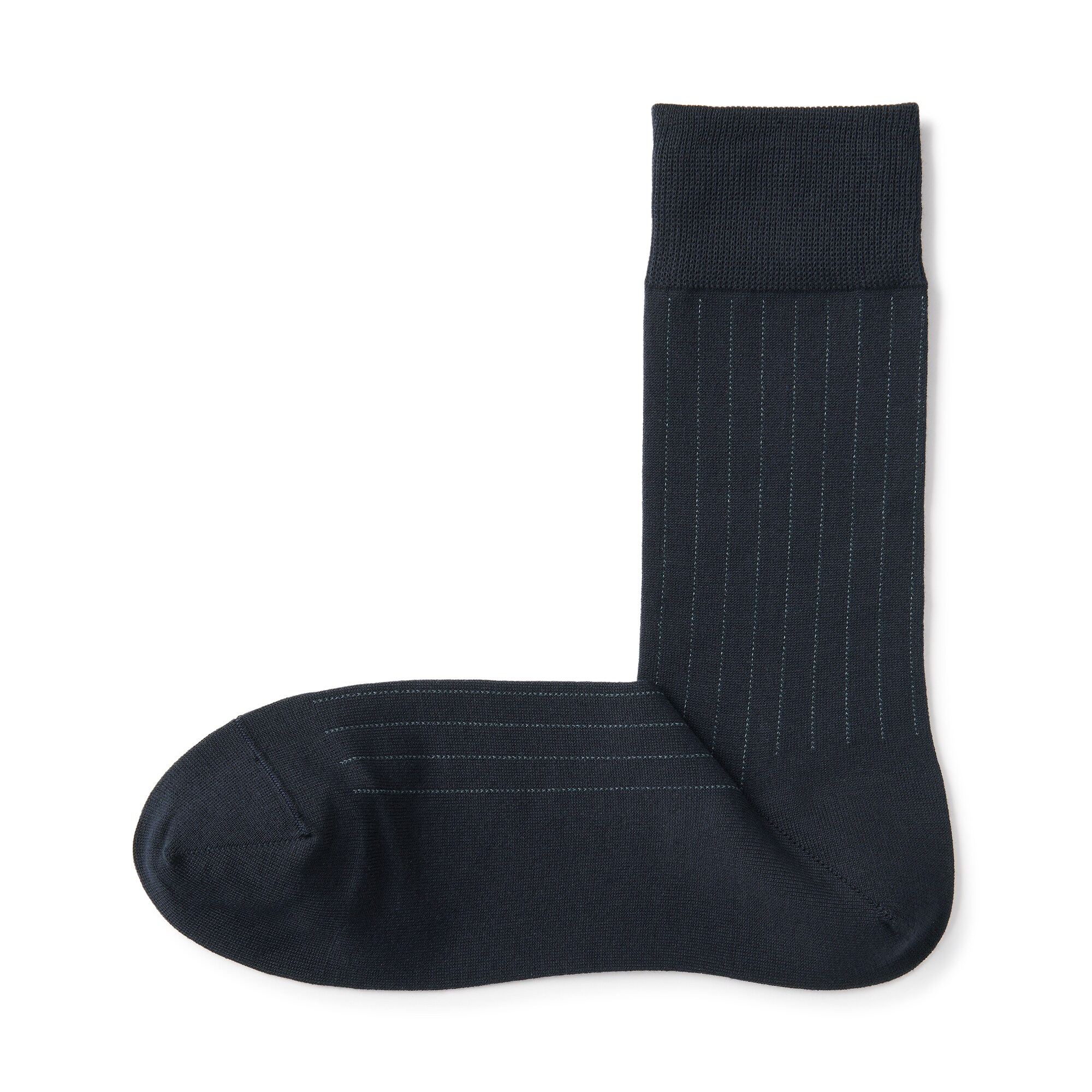 紳士　足なり直角　ビジネス靴下（ストライプ柄）