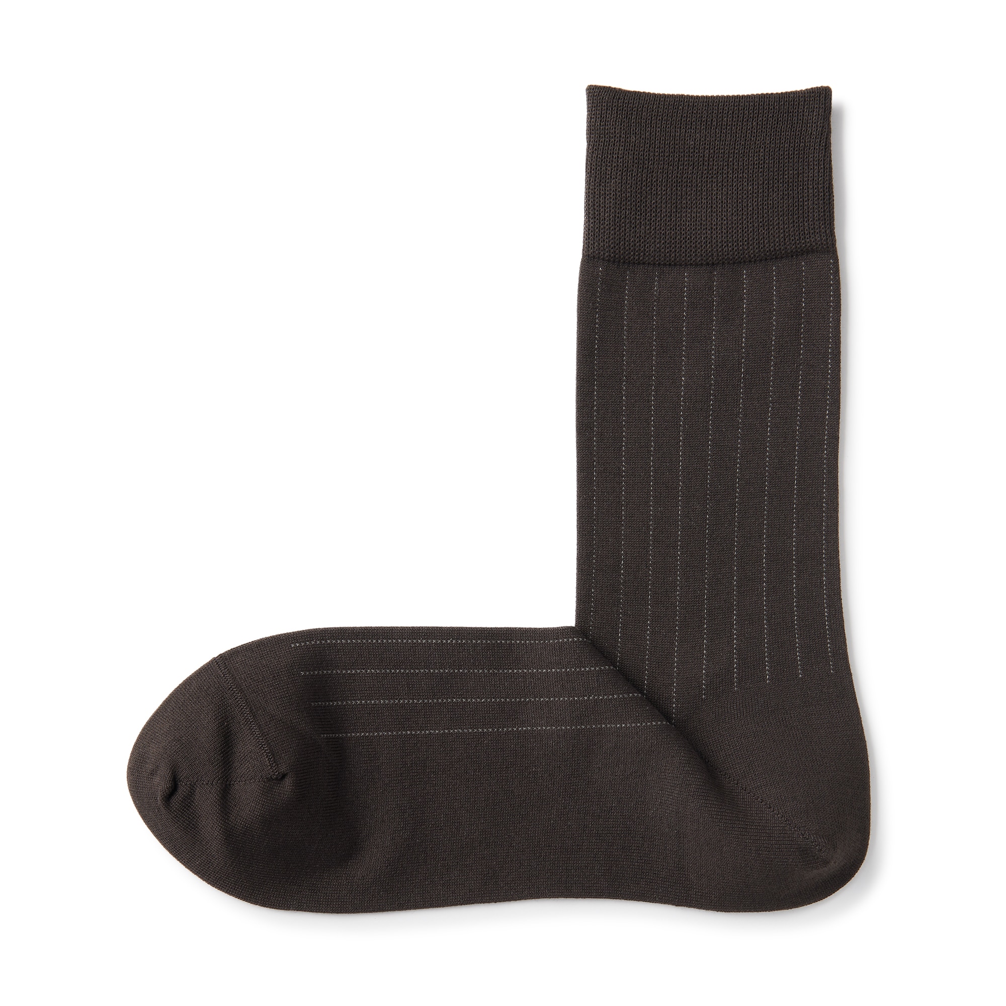 紳士　足なり直角　ビジネス靴下（ストライプ柄）