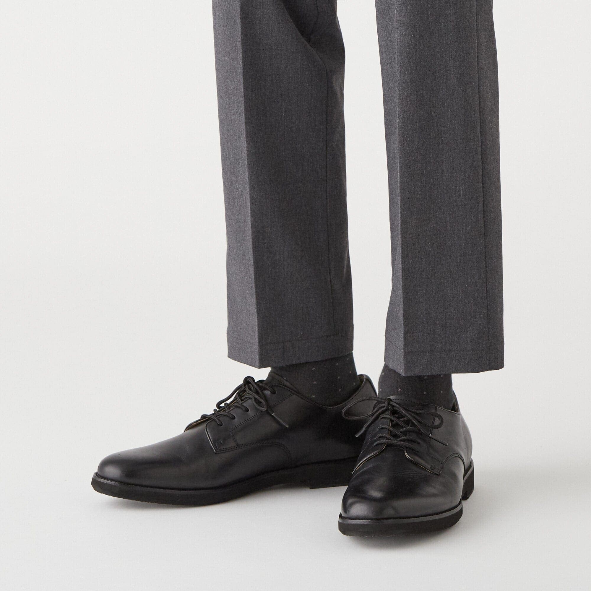 紳士　足なり直角　ビジネス靴下（ドット柄）